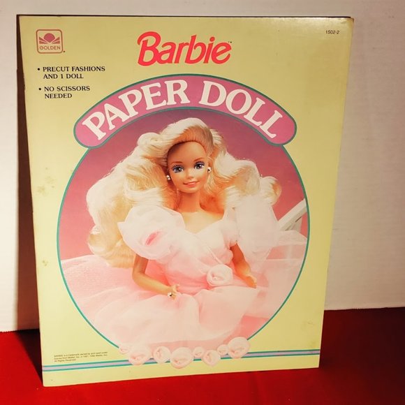Golden Books Other - Barbie Paper Doll Pre-Cut Fashions and 1 Doll